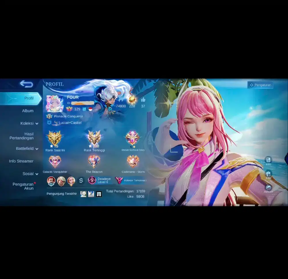 Mobile Legend ML akun Pribadi