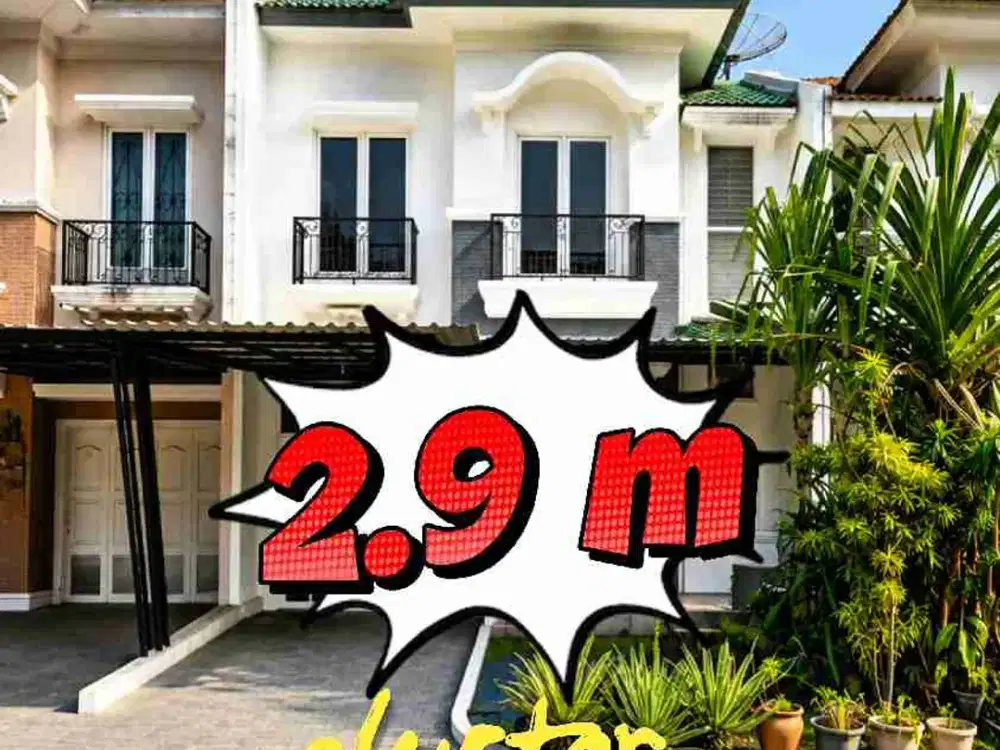 dijual murah rumah deket Pahoa school di cluster crystal gading serpong