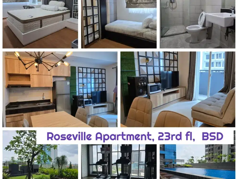 Apartment Roseville BSD 2 BR Fully Furnished