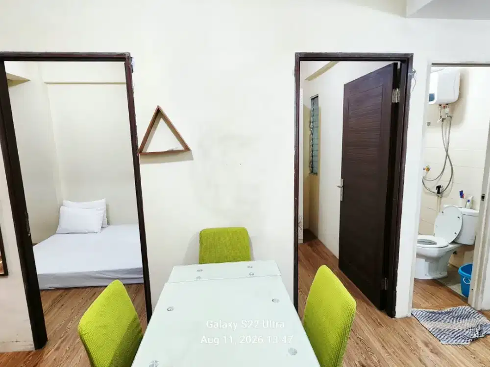 { SISA 1 } SEWA BULANAN APARTEMEN CITY PARK FULL FURNISH HARGA KOS CENGKARENG JAKARTA BARAT TERMURAH