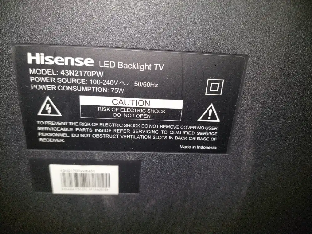 Hisense  mator atau apa entahlah