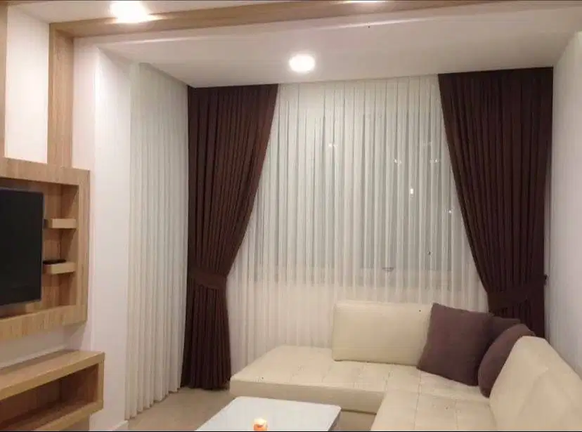 Gorden Vertikal/Vertical Blinds Roll/Roller Krey Wallpaper Dinding 3D