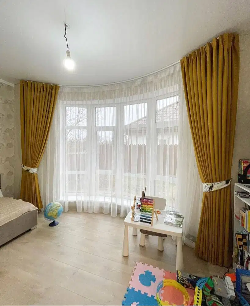 Gorden Vertikal/Vertical Blinds Roll/Roller Krey Wallpaper Dinding 3D