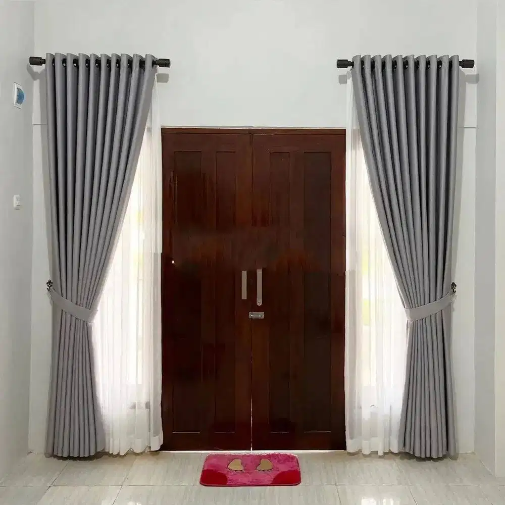 Jasa Pasang Gorden Custom Wallpaper Dinding 3D Gordyn Hordeng Korden