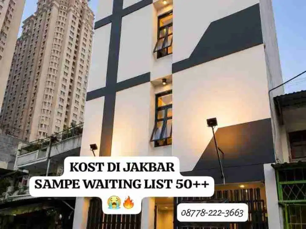 JUAL KOST 31 KAMAR DI JAKBAR SIAP CUAN TIAP HARI