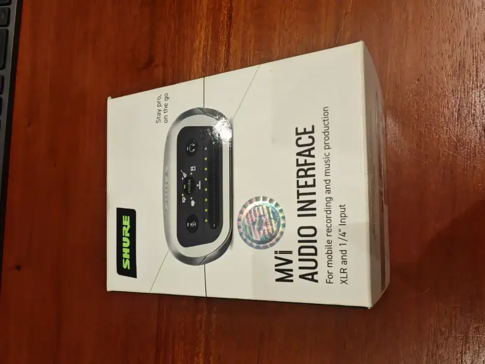Shure MVI Digital Audio Interface BNIB Baru / Soundcard