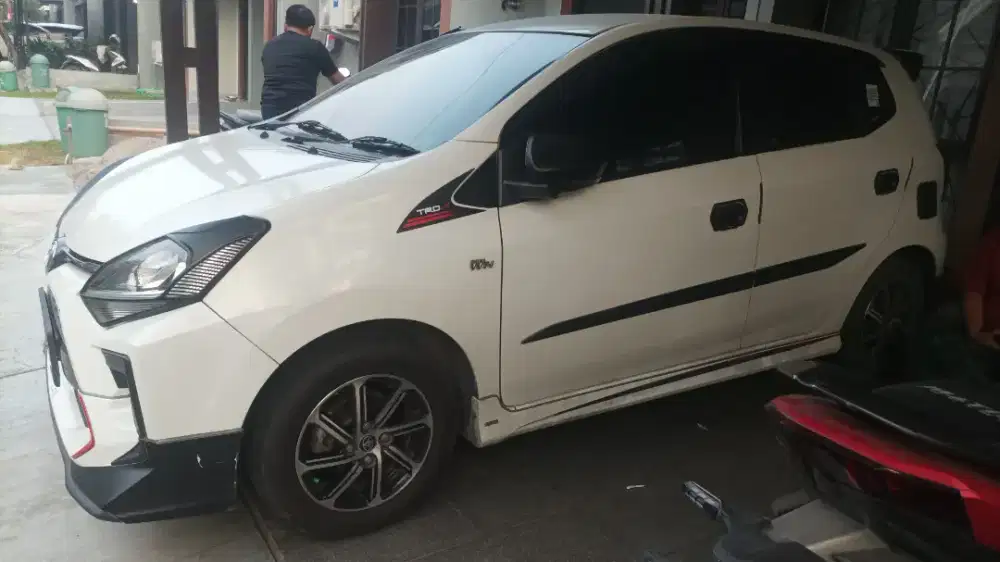 Agya TRD Sportivo g 1.2 putih low km jual BU
