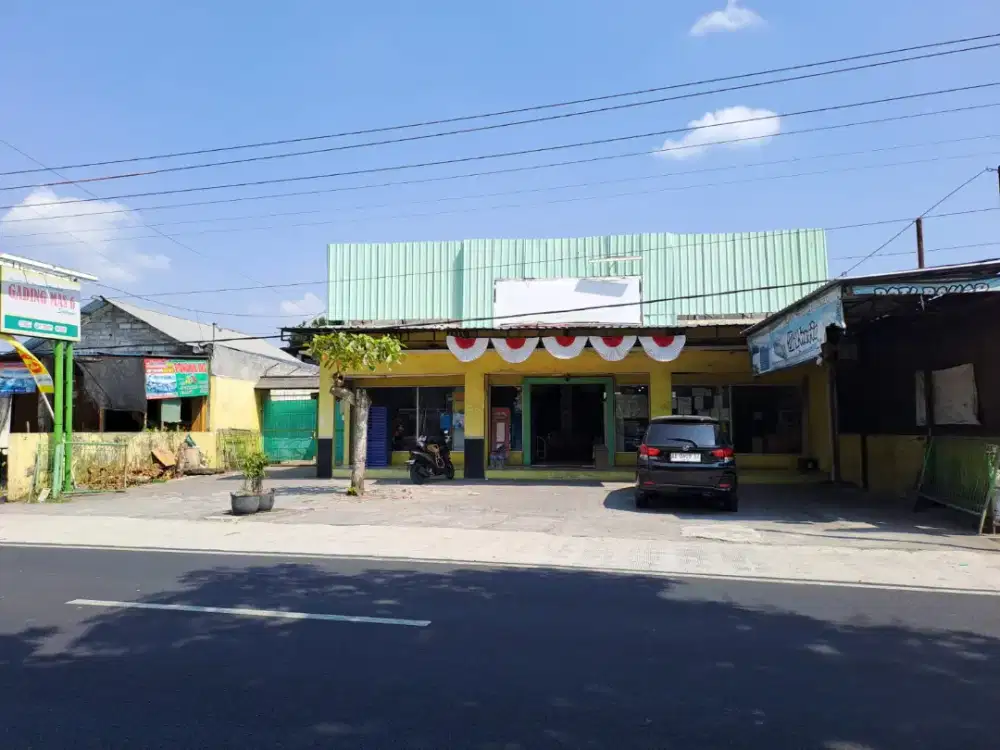 Toko Dijual LT 500m² Tepi Jalan Raya Berbah Kalasan