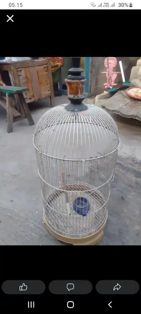 Kadang besi, sangkar burung