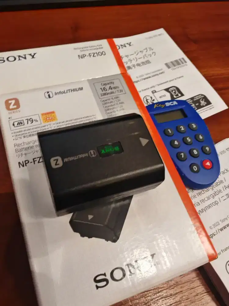Sony NP-FZ100 batre battery sony fz100 NP-FZ100 a9 II, a9, a7R IV