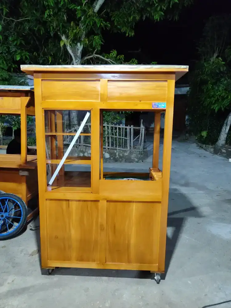 Gerobak Angkringan jg Melayani Pesanan Grobak Bakso Mie Bubur Sate dlL