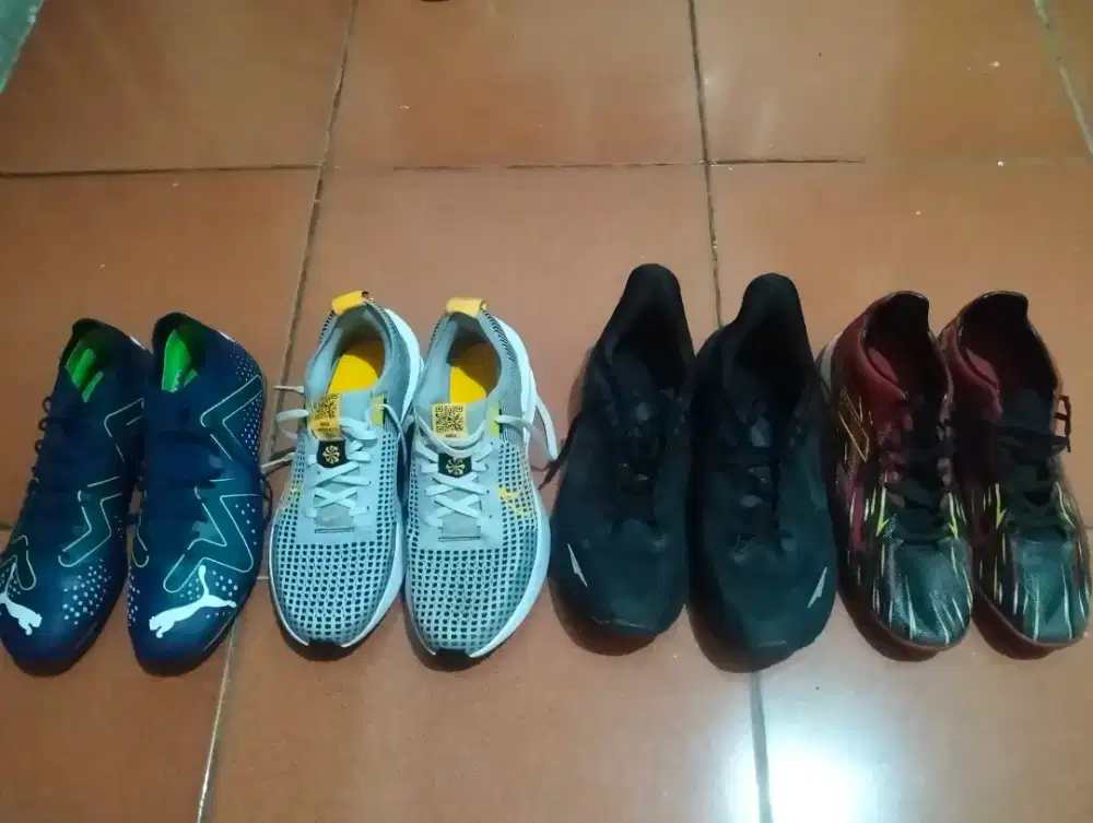 Jual aja nie gaes sepatu bola, running, futsalnya