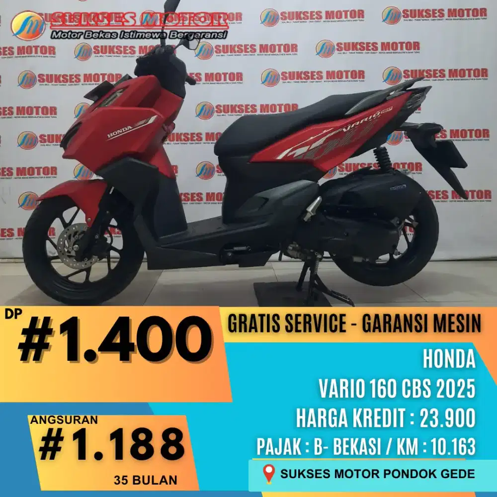 HONDA VARIO 160 CBS TAHUN 2025 DP 1.400N