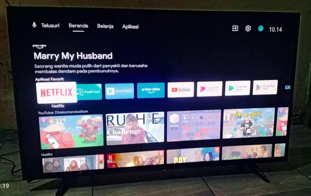Jual aja tv panasonic sdh android 43 inchi