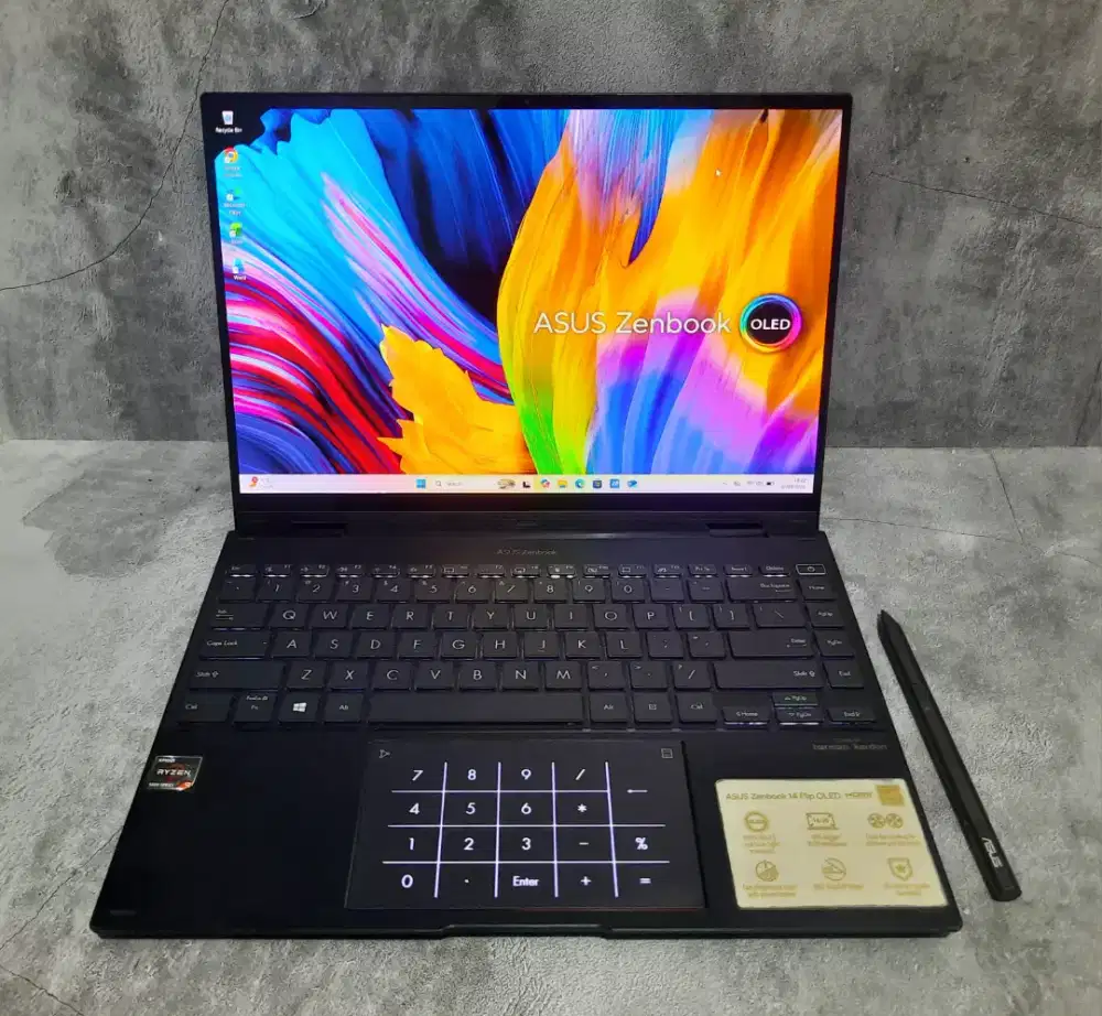 Di Jual Asus Zenbook 14X OLED UM5401QA/ Ryzen 9 5900HX/ Ram 16GB