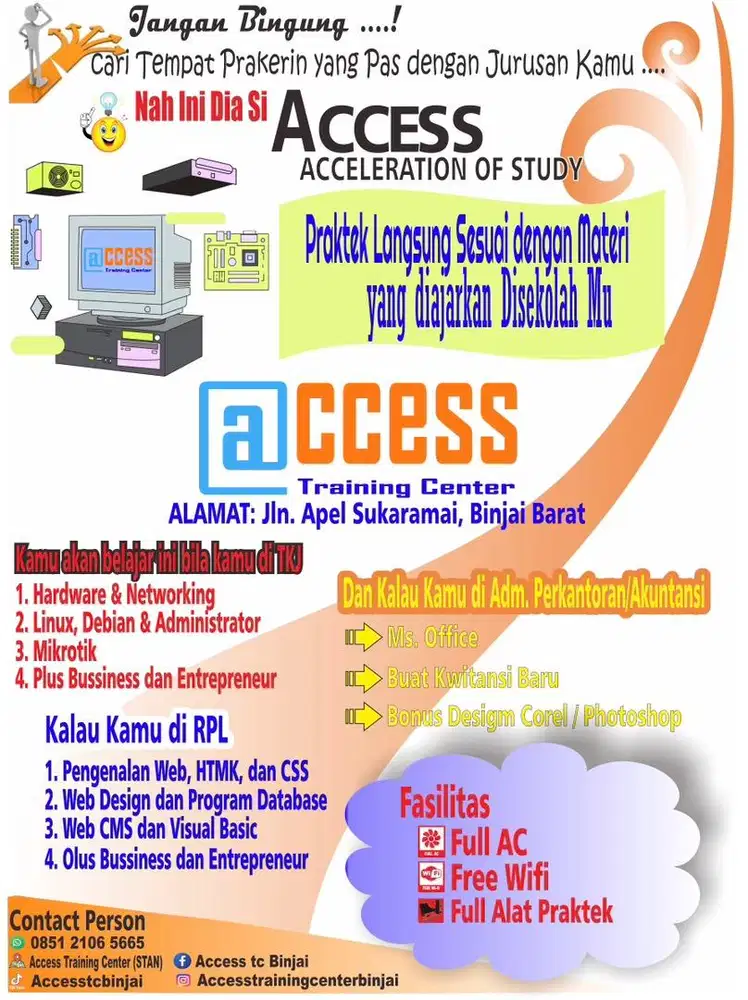 DICARI STAFF ADMIN OFFICER ACCESS TC BINJAI