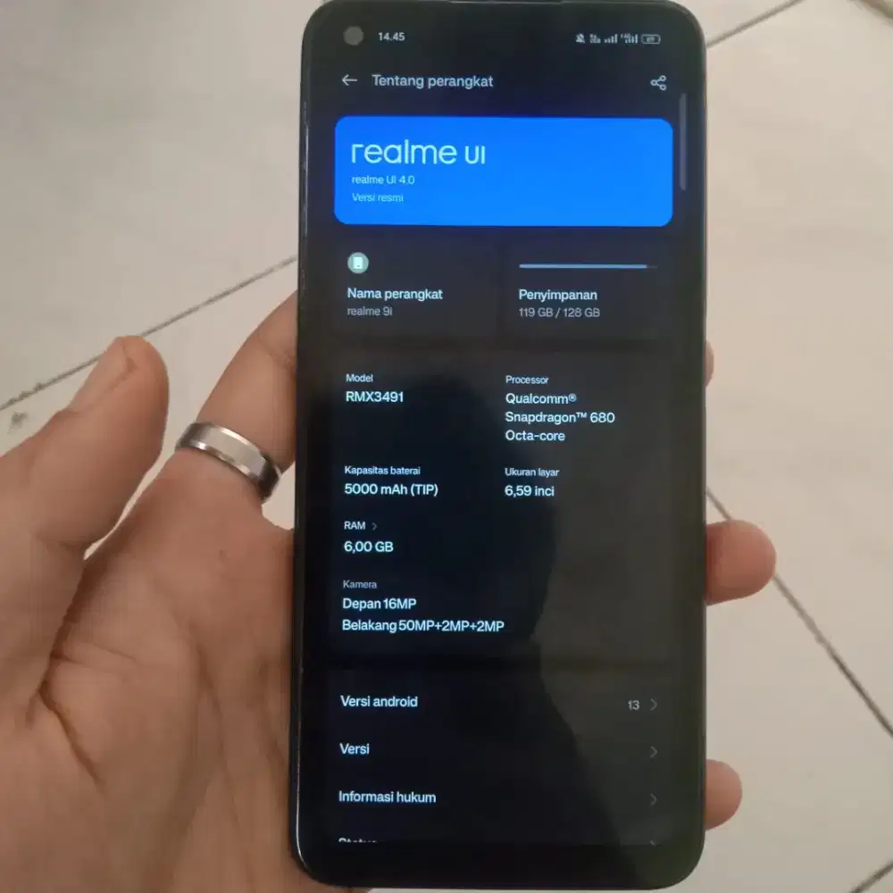 HP REALME 9i JUAL CEPAT