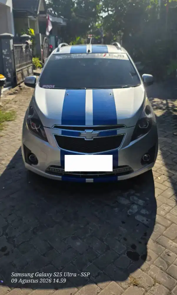 Chevrolet Spark 1.2 LT Tahun 2012 Bensin Manual Silver