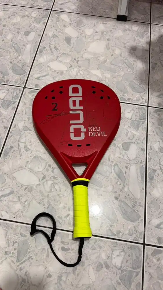Raket Padel Quad Tiger Red devil edition