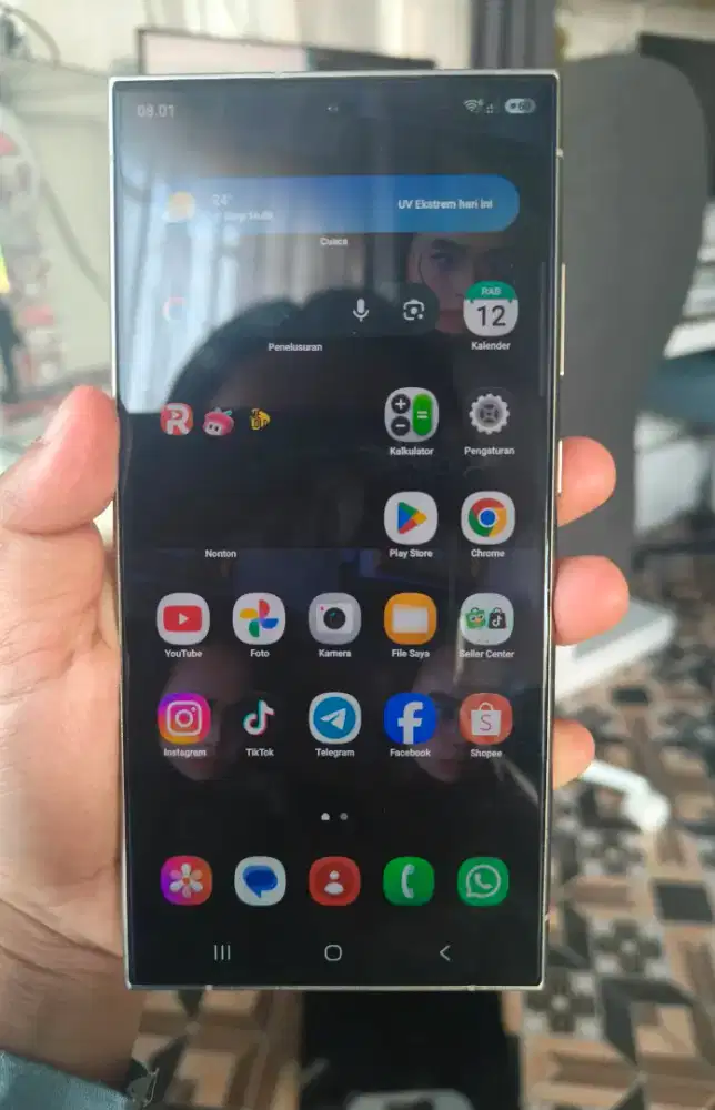 Samsung S24 ULTRA 5G / 200 MP Camera 98% Mulus 12/256GB Titanium Gray