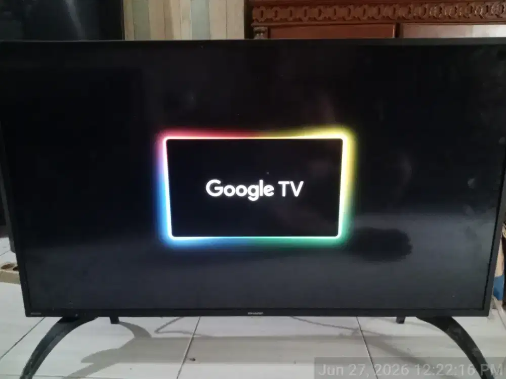 Goegle tv digital sharp 42 in siap pakai