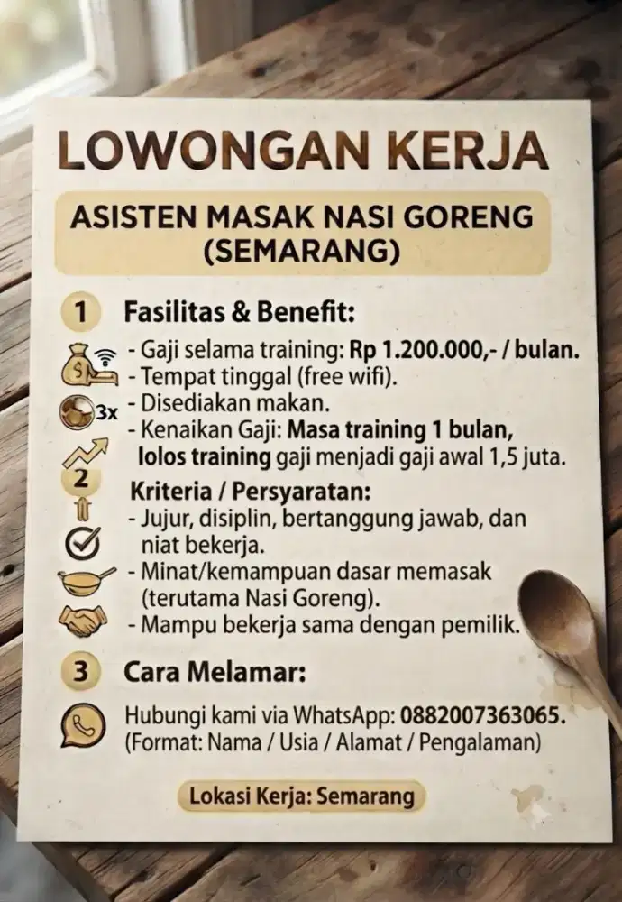 Loker Masak NasGor