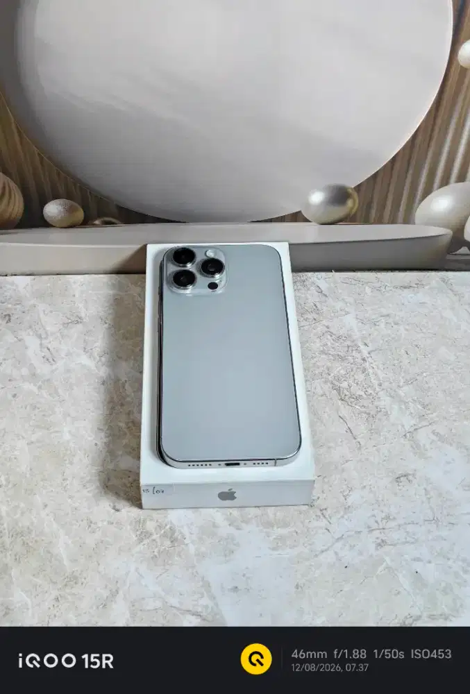 iphone 16 pro max 256gb garansi ibox natural titanium