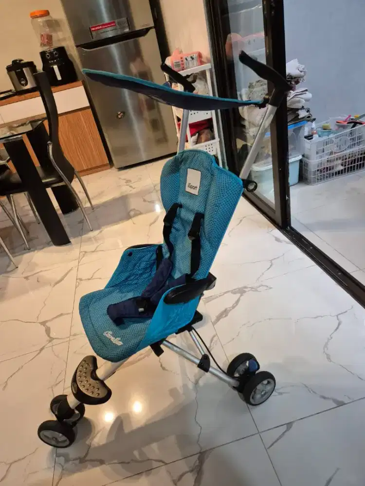 Jual Stroller isport cocolatte biru