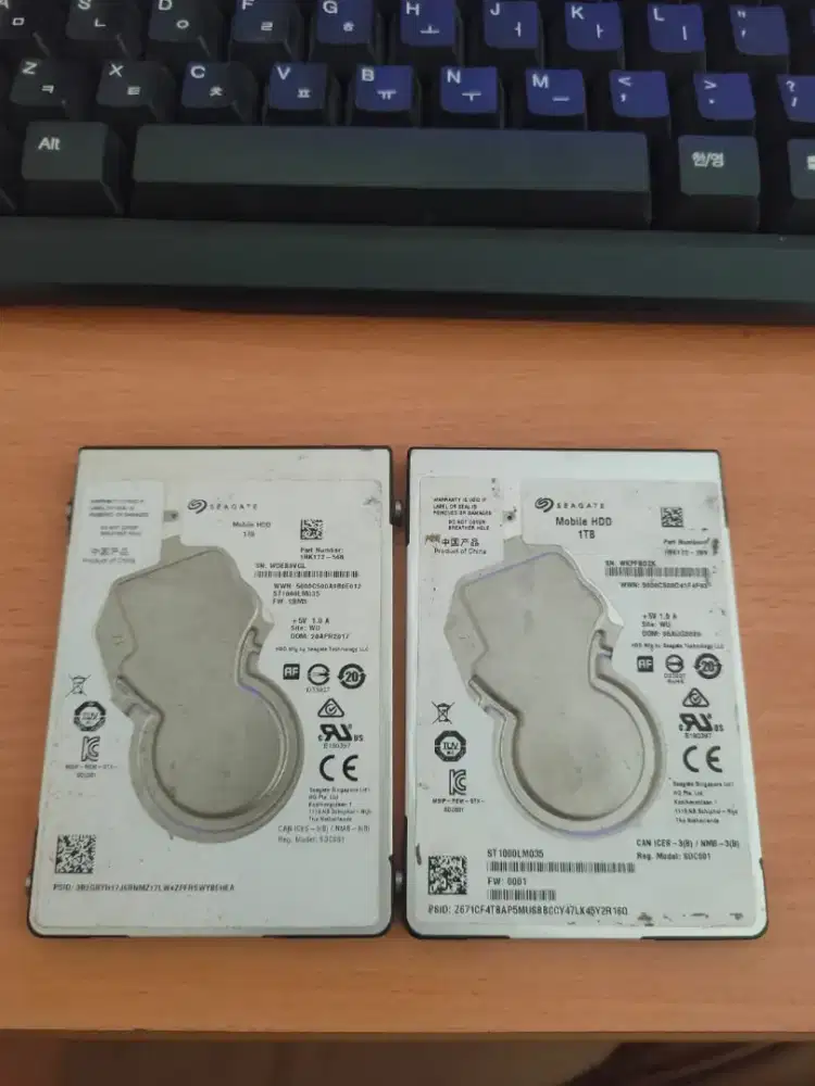 HDD Seagate 1TB ada 2 kondisi Rusak