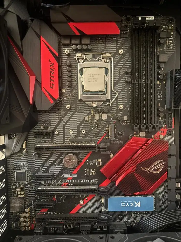 Motherboard ASUS ROG Strix Z370 H Gaming + Processor i3 9100F