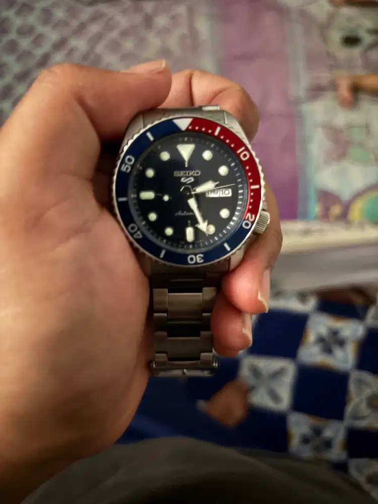 JAM TANGAN SEIKO PEPSI AUTOMATIC