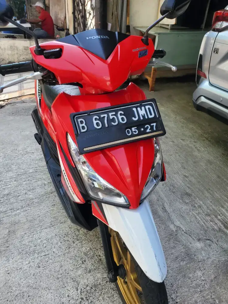 Honda Vario Led 110 Agnes Merah 2017 Full orisinil.