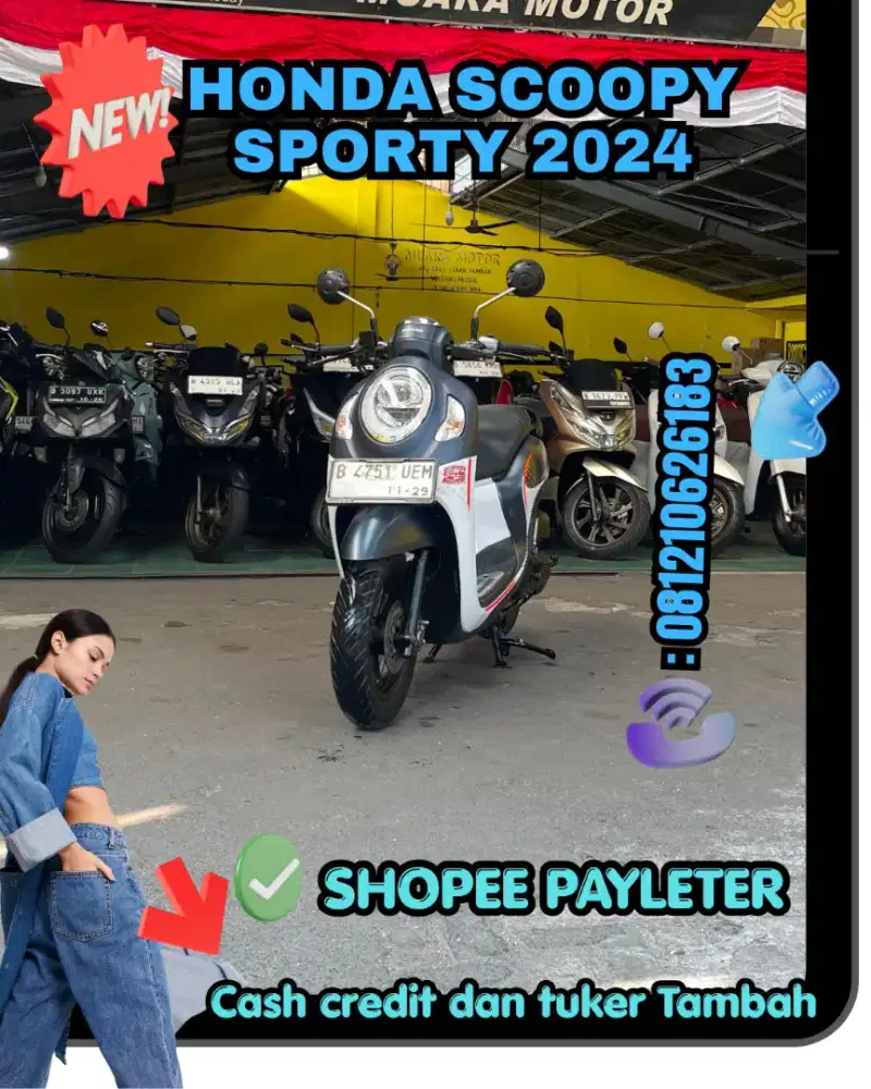 HONDA SCOOPY SPORTY 2024