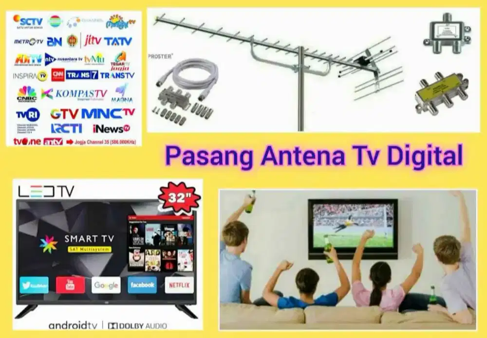 Perlengkapan Tukang Pasang Antena TV Dan Instalasi