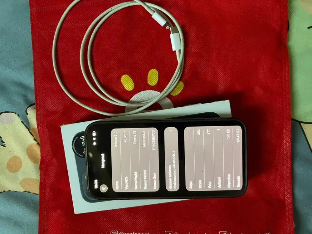 Iphone 13 128gb garansi resmi ON