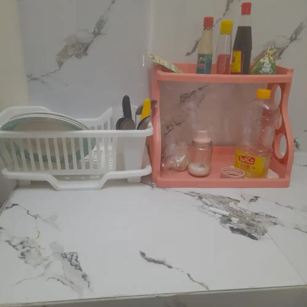 Rak pengering piring +rak bumbu dapur