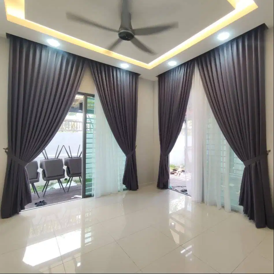 Jual Gorden Jendela & Pintu Gordyn Model Terbaru Wallpaper Dinding 3D