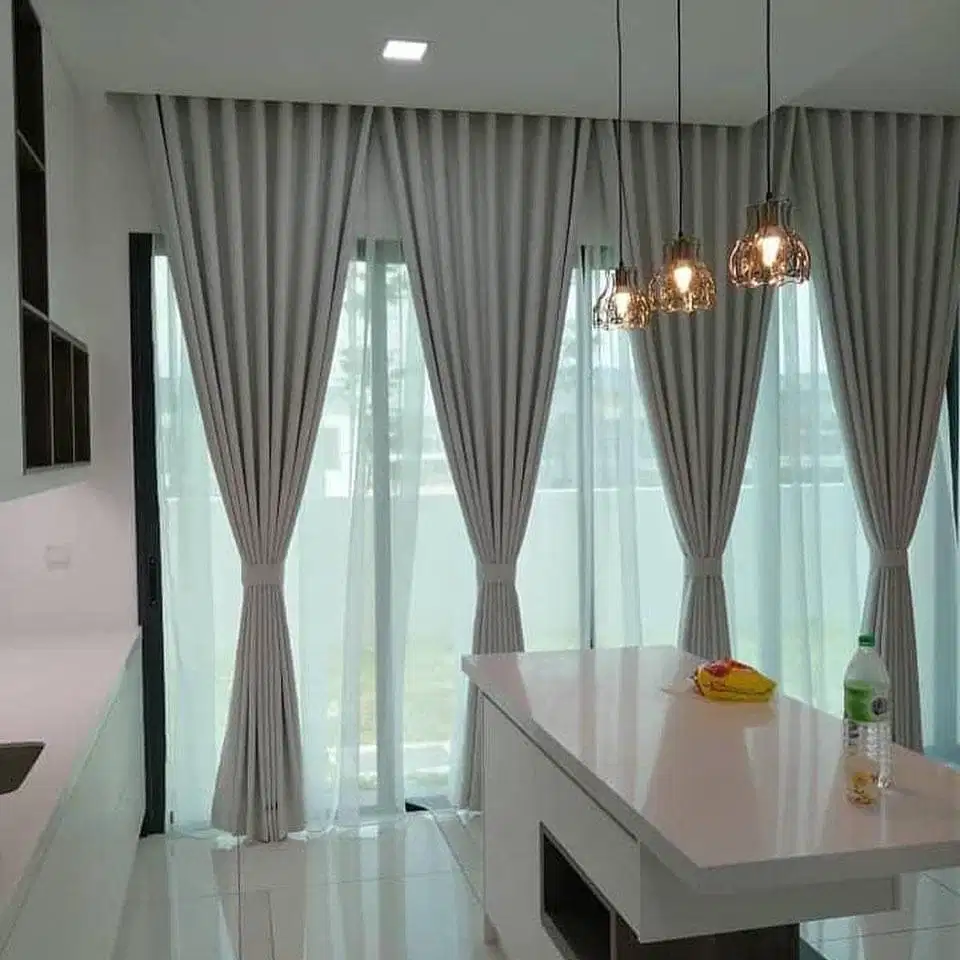 Jasa Pasang Gorden Custom Wallpaper Dinding 3D Gordyn Hordeng Korden