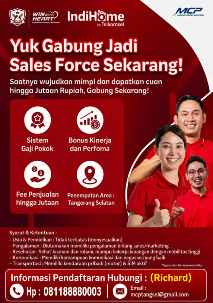 Lowongan Sales Force