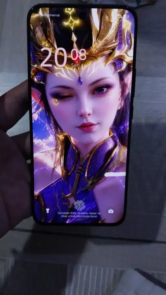 Infinix layar lengkung hot 60 pro+ 8+8/256 mulus hp cas ori garansi on