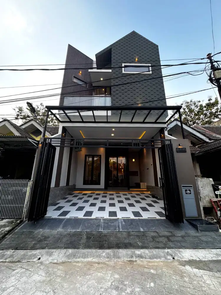 Jual Cepat Rumah Baru Semifurnish carport 2 mobil Pamulang Pondok cabe