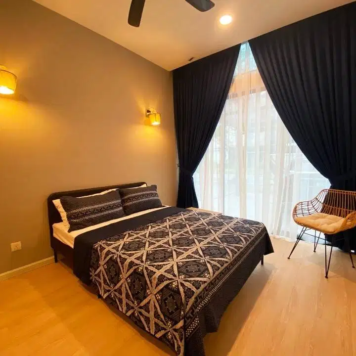 Menerima Pemasangan Gorden Wallpaper Dinding 3D Gordyn Hordeng Korden