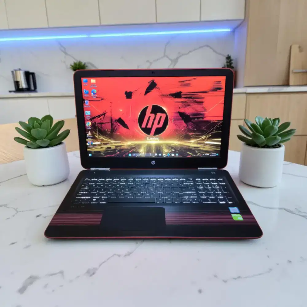HP Pavilion 15-AU105TX Red edition with Lines [DUAL VGA NVIDIA]