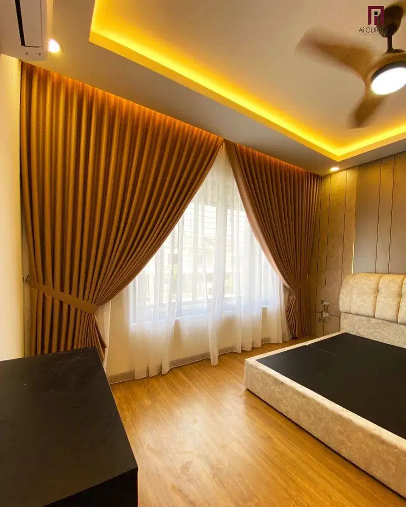 Jual Gorden Jendela & Pintu Gordyn Model Terbaru Wallpaper Dinding 3D