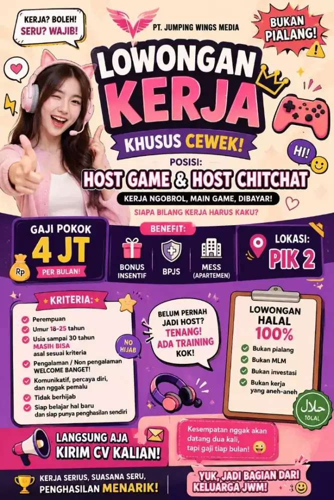 LOKER HOST LIVE GAME DAN CHITCHAT