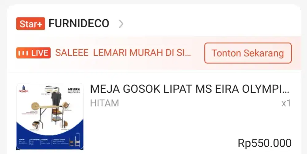 Meja Setrika Olympic