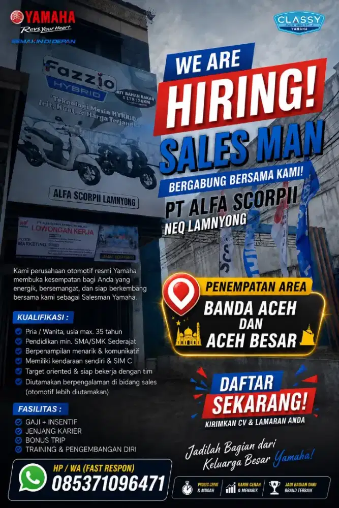 LOKER SALESMAN PENJUALAN