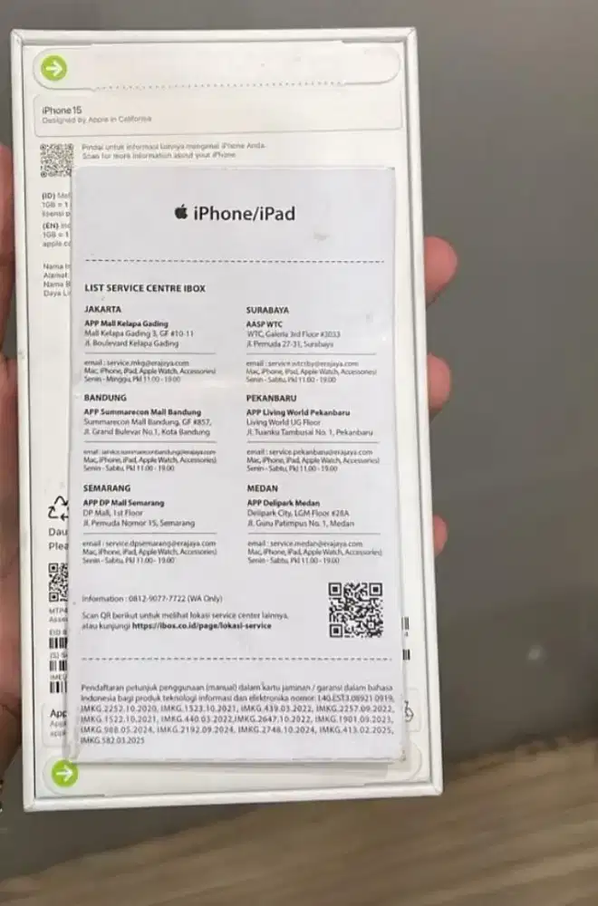 Iphone 15 128 GB Ibox blue