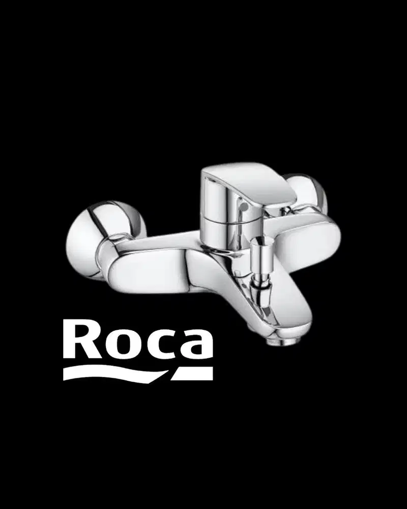 Roca Atlas Wall Mounted Bath Shower Mixer (without accessories)