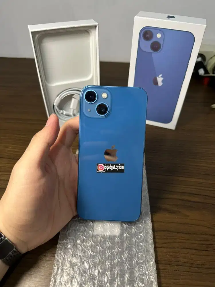 iPhone 13 256GB Setara iBox (Beacukai) BH 93% DUAL SIM FISIK